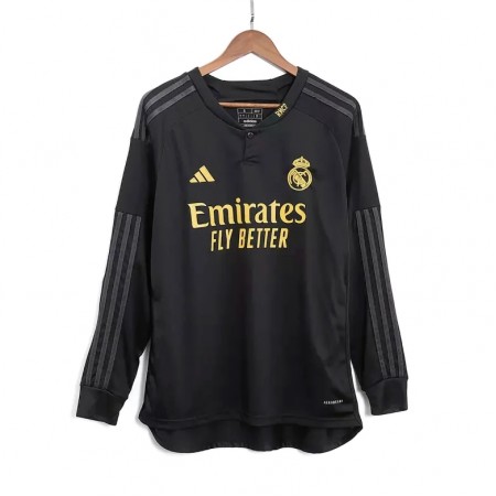 Nogometni Dres Real Madrid Treći 2023-24 Dugim Rukavima Nogometni Dres Real Madrid Treći 2023-24 Dugim Rukavima